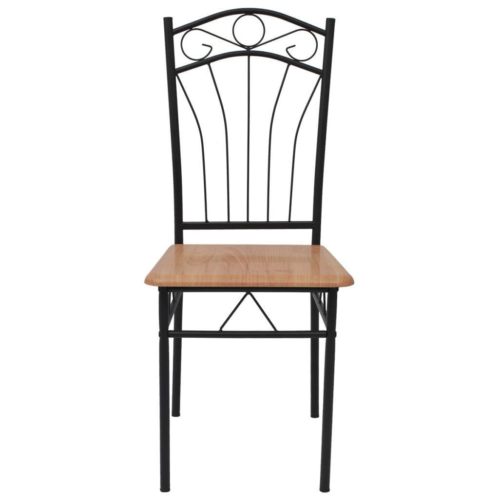 Seven Piece Brown Dining Set