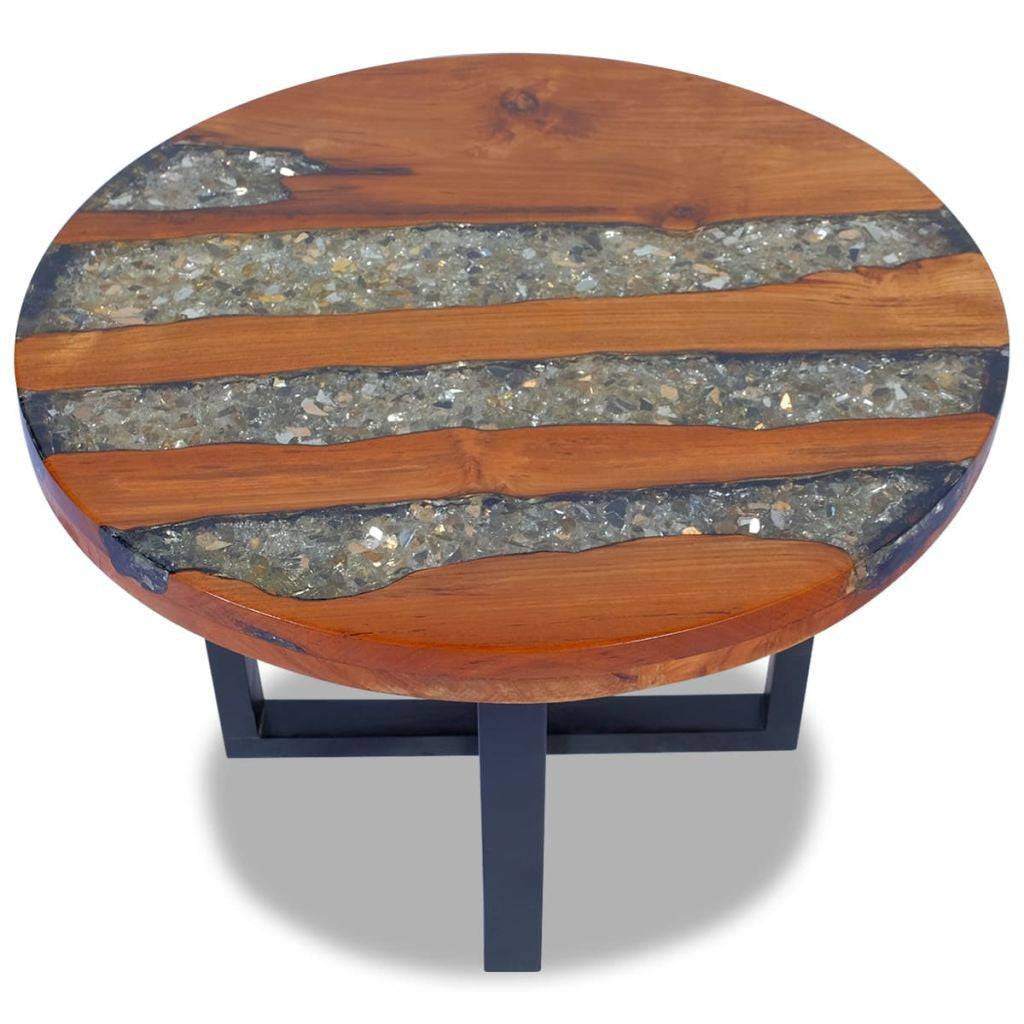 Teak Resin Coffee Table