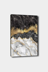Black & Gold Marble Canvas