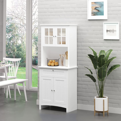 White Wooden Domeno Storage Cupboard