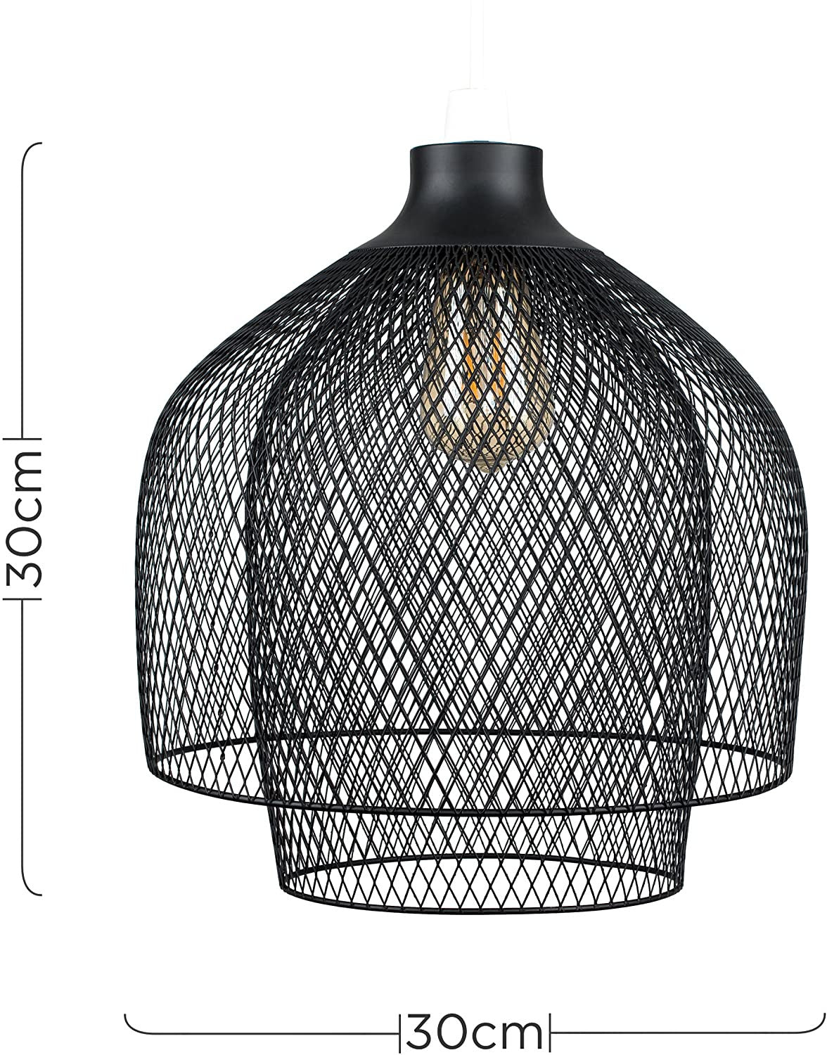 Double Cage Ceiling Pendant