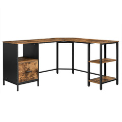 Rustic Luna Corner Desk