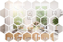 Scandi 32 Pieces Mirrors Wall Sticker