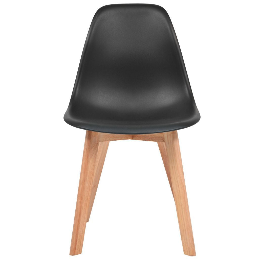 Set of 2 Black Dining Chairs
