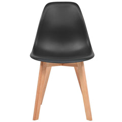 Set of 2 Black Dining Chairs