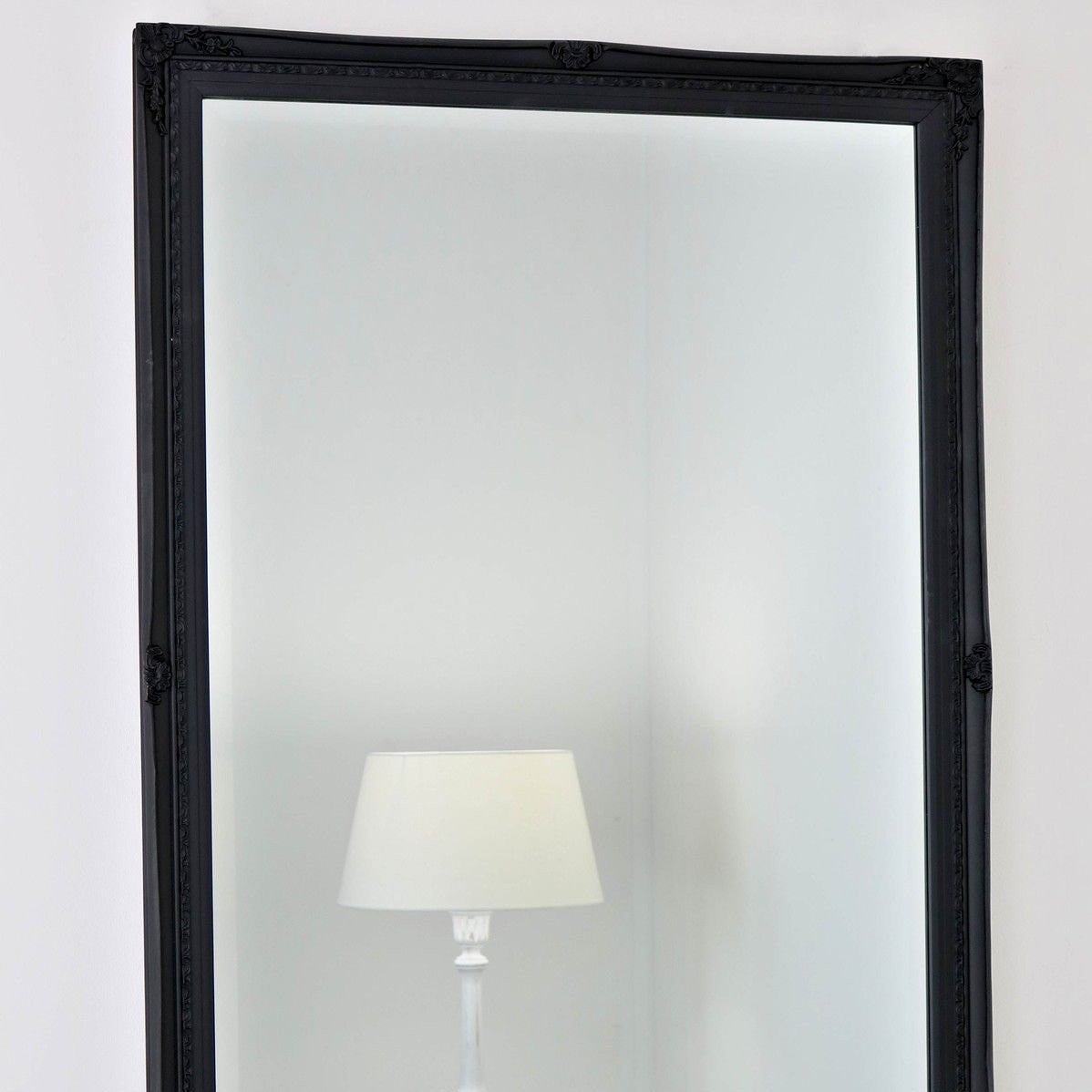 Large Black Shabby Chic Wall Mirror