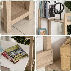 Scandi Computer Desk with shelves