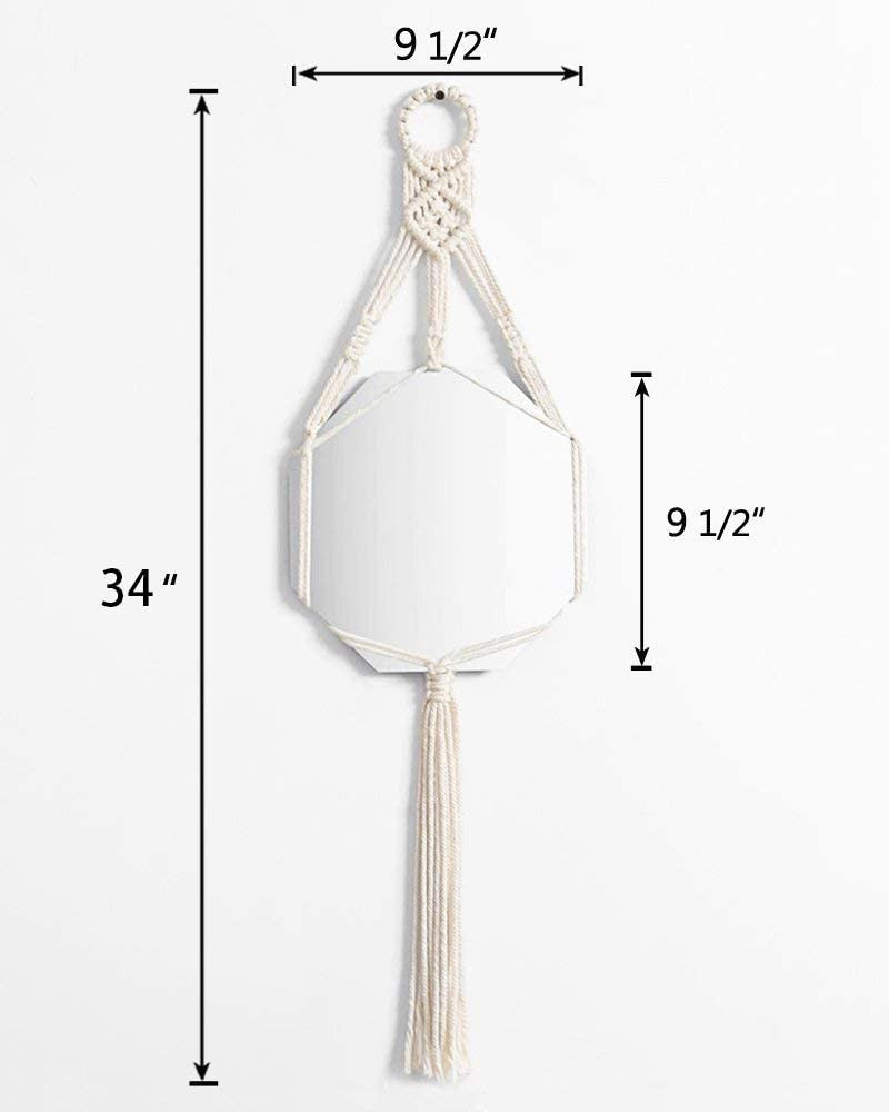 Scandi Wall Hanging Mirror