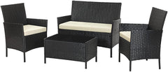 Rattan Style Outdoor Seating Set