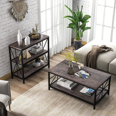 Black Industrial Coffee Table