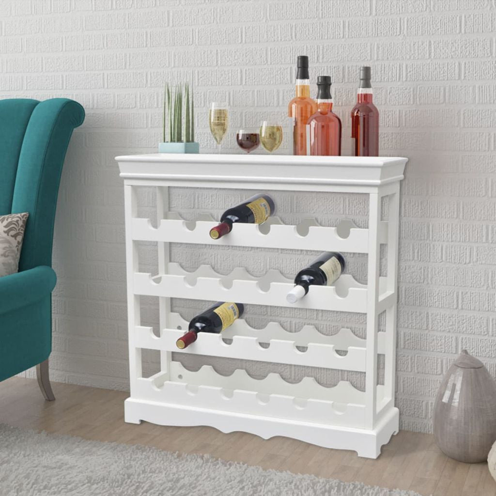 White Abreu Wine Cabinet