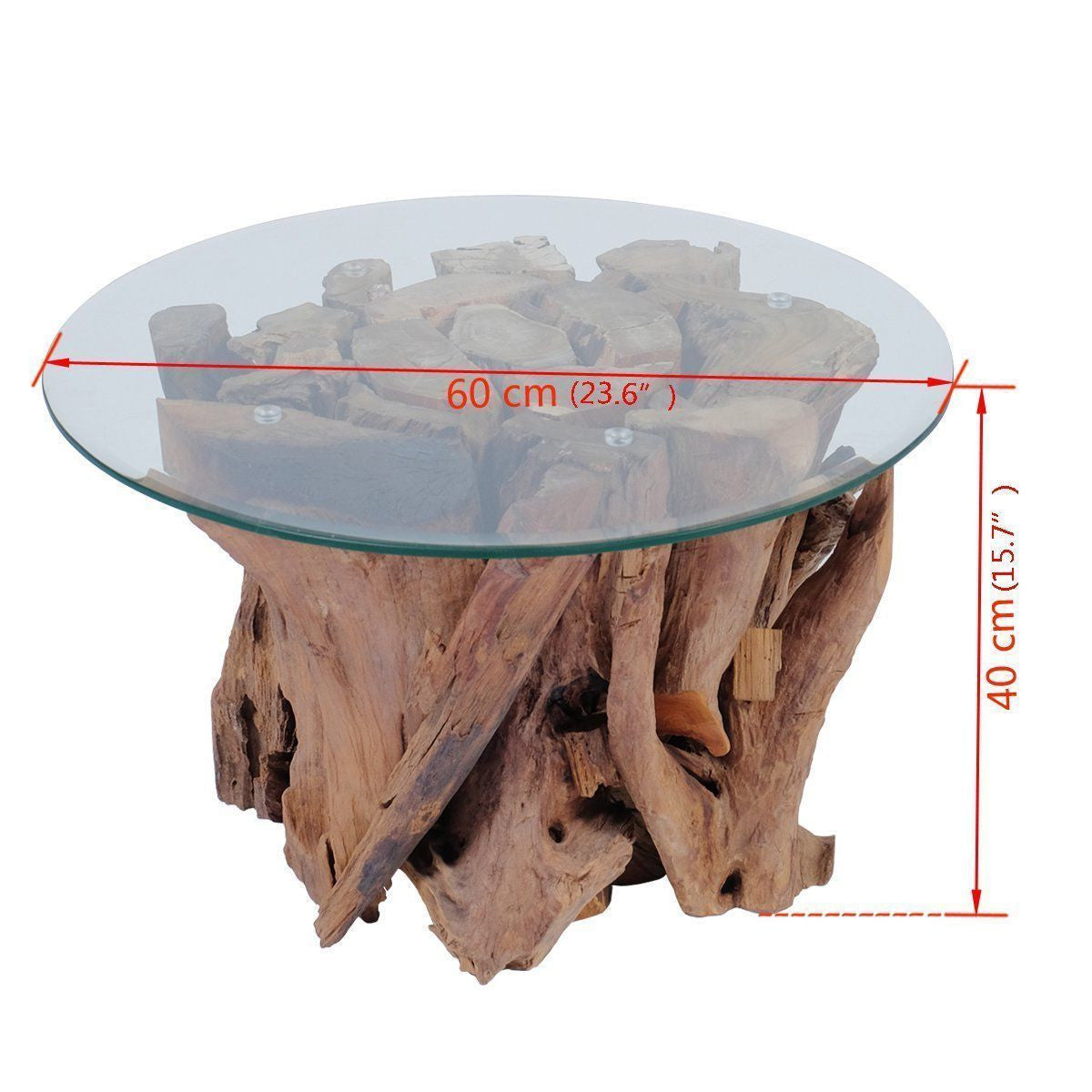 Solid Teak 60cm Coffee Table