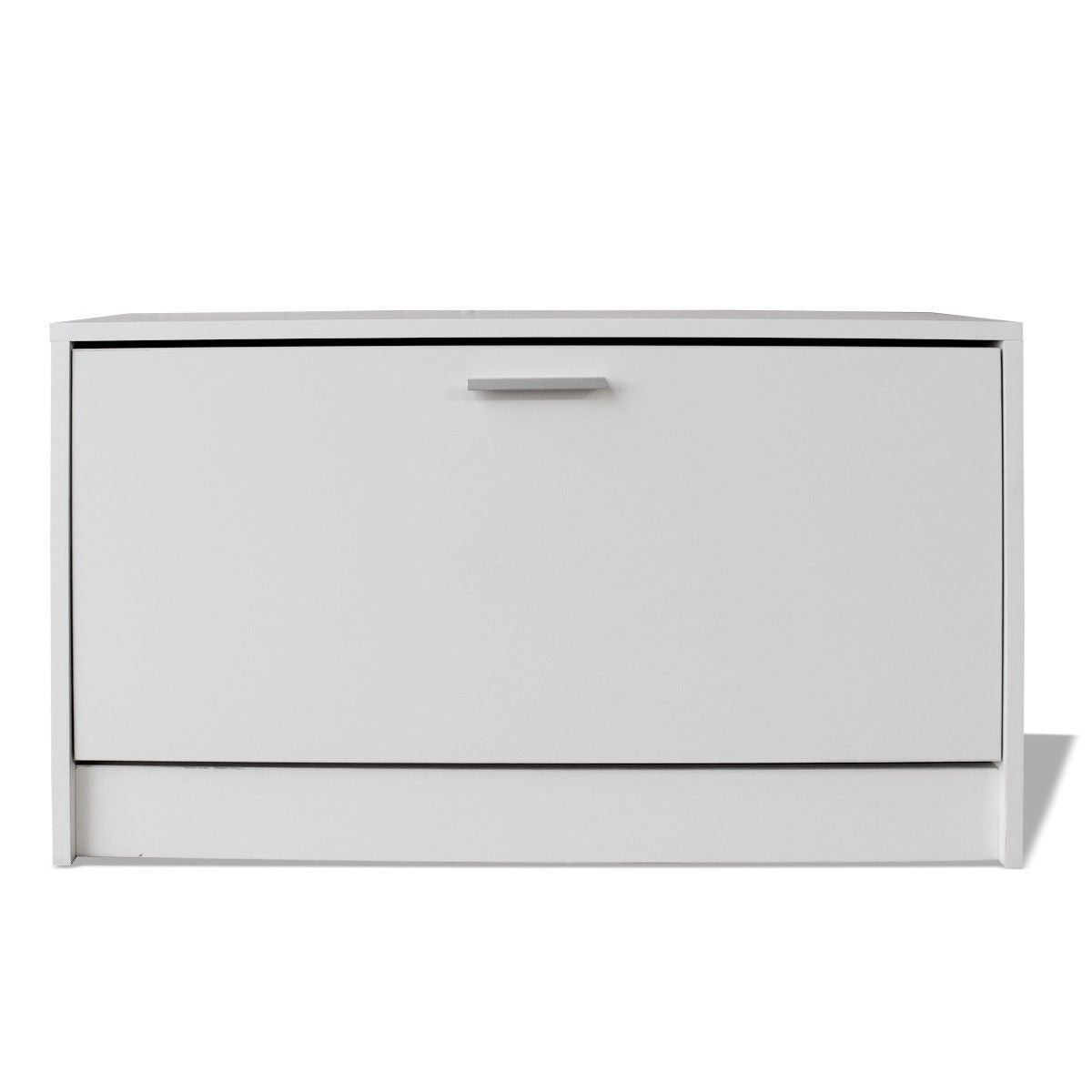White or Oak Shoe Cabinet Organiser