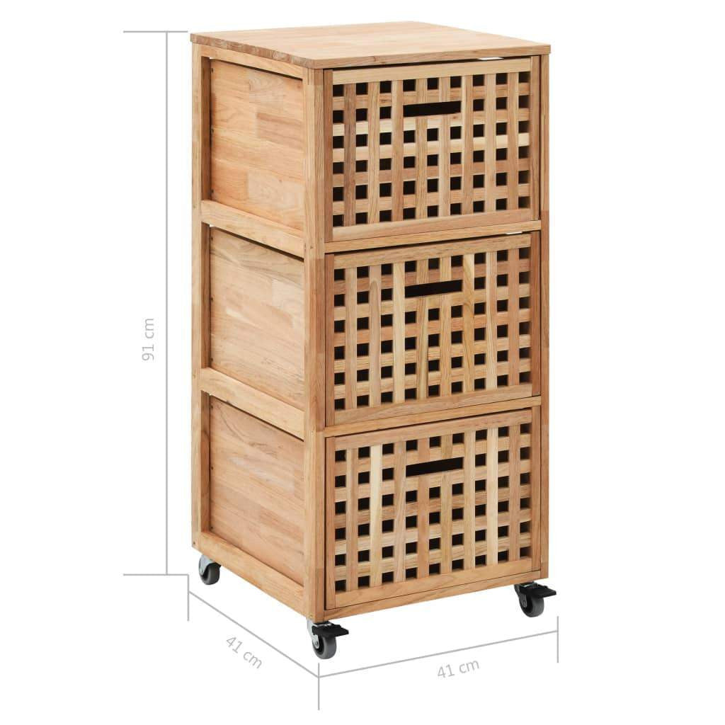 Solid Walnut Bathroom Cabinet