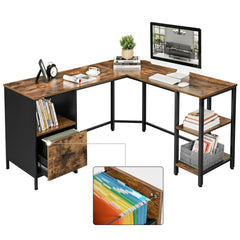 Rustic Luna Corner Desk