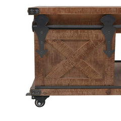 Solid Fir Wood Coffee Table