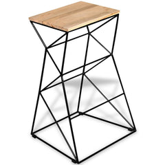 Solid Mango Wood Bar Stool
