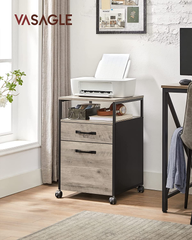 Double Drawered Filing Cabinet