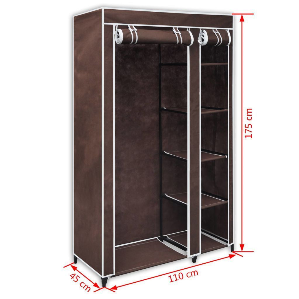 Brown Folding Wardrobe