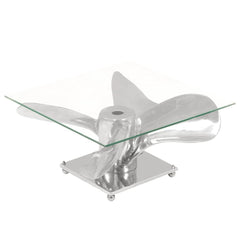 Silver Propeller Coffee Table