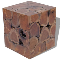 Solid Teak Stool - 40 x 40 x 45 cm