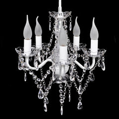 5 Bulb Transparent Crystal Light