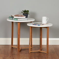 White Nest of Round Tables