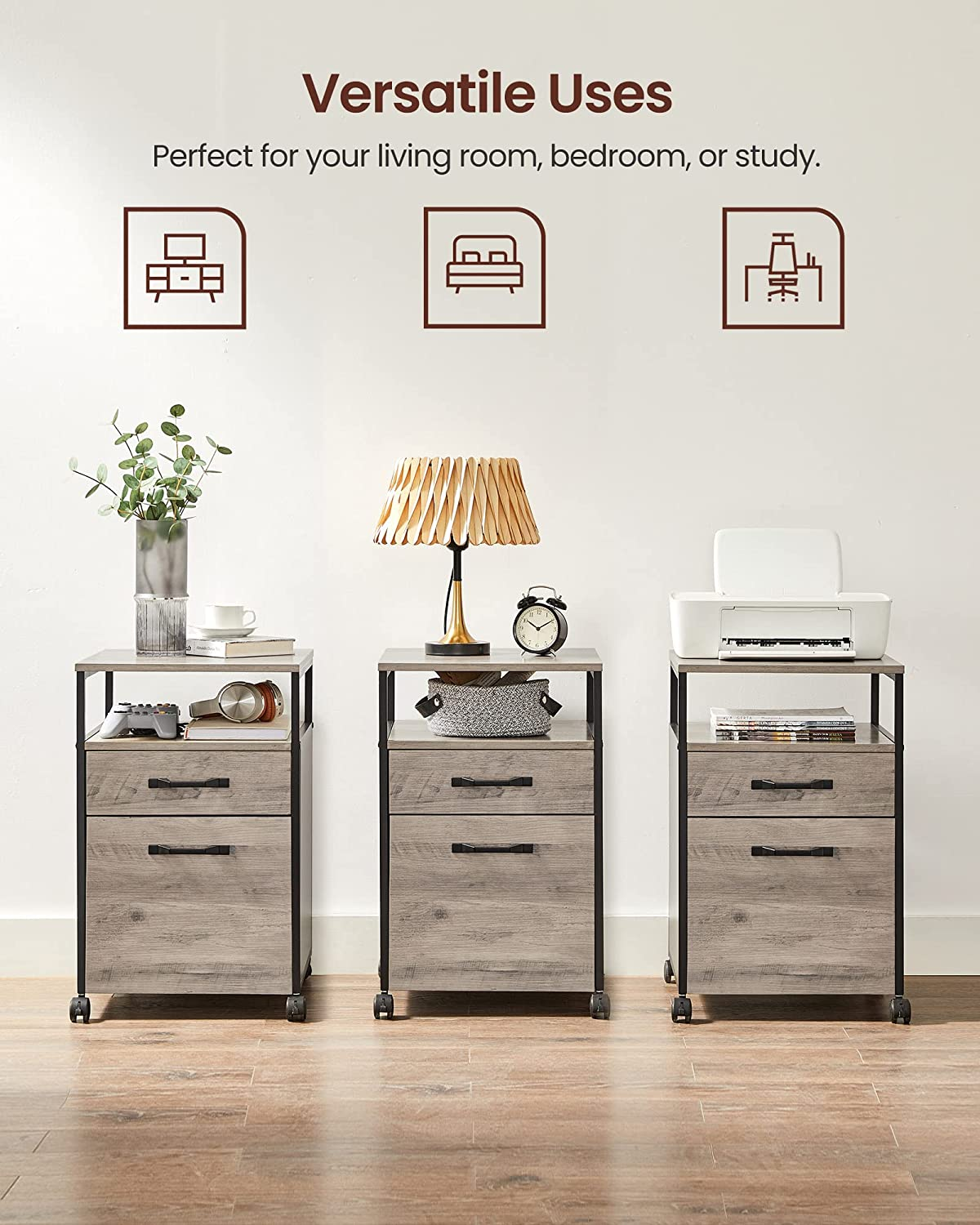 Double Drawered Filing Cabinet