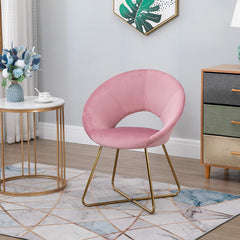 Block Velvet Chair