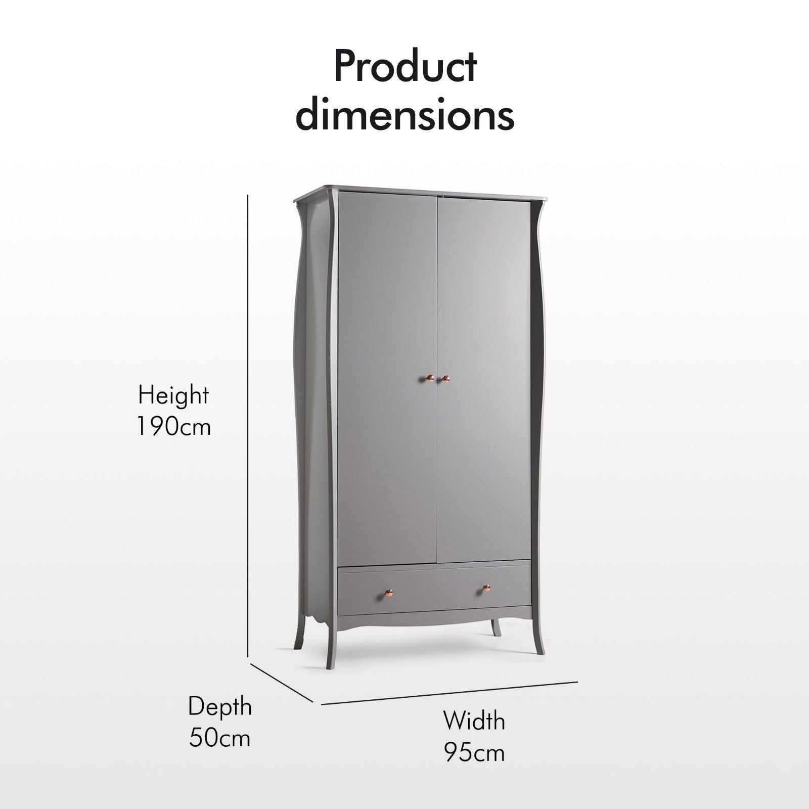 Grey Wardrobe Organiser