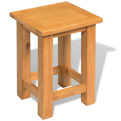 Solid Oak End Table