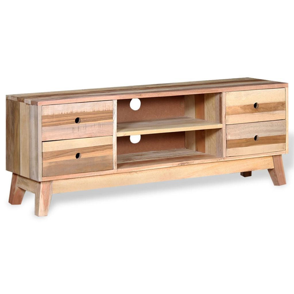 Solid Reclaimed Wood TV Cabinet