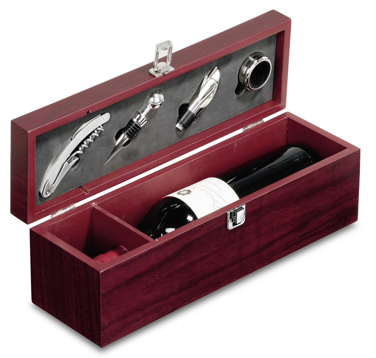 Bottle Gift Box with 4 Wine Accessories