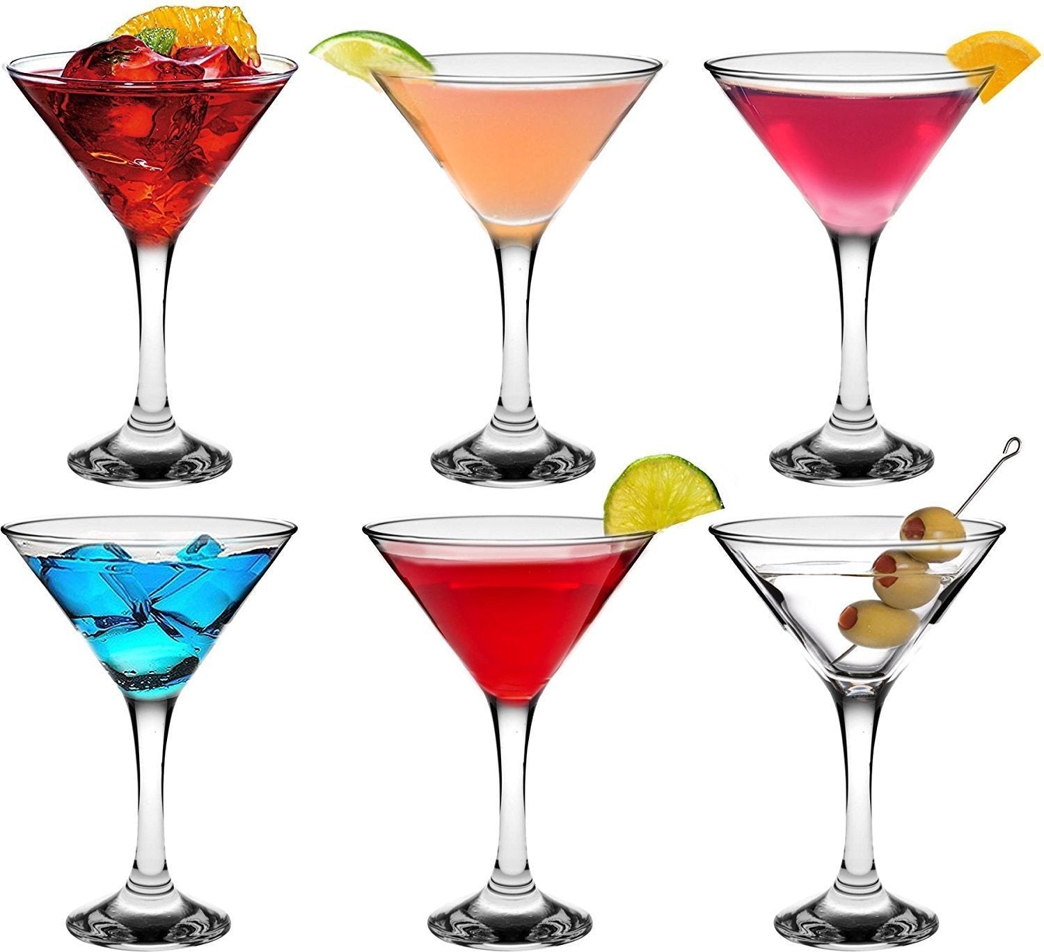 Set of 6 x 175ml Cocktail Glasses