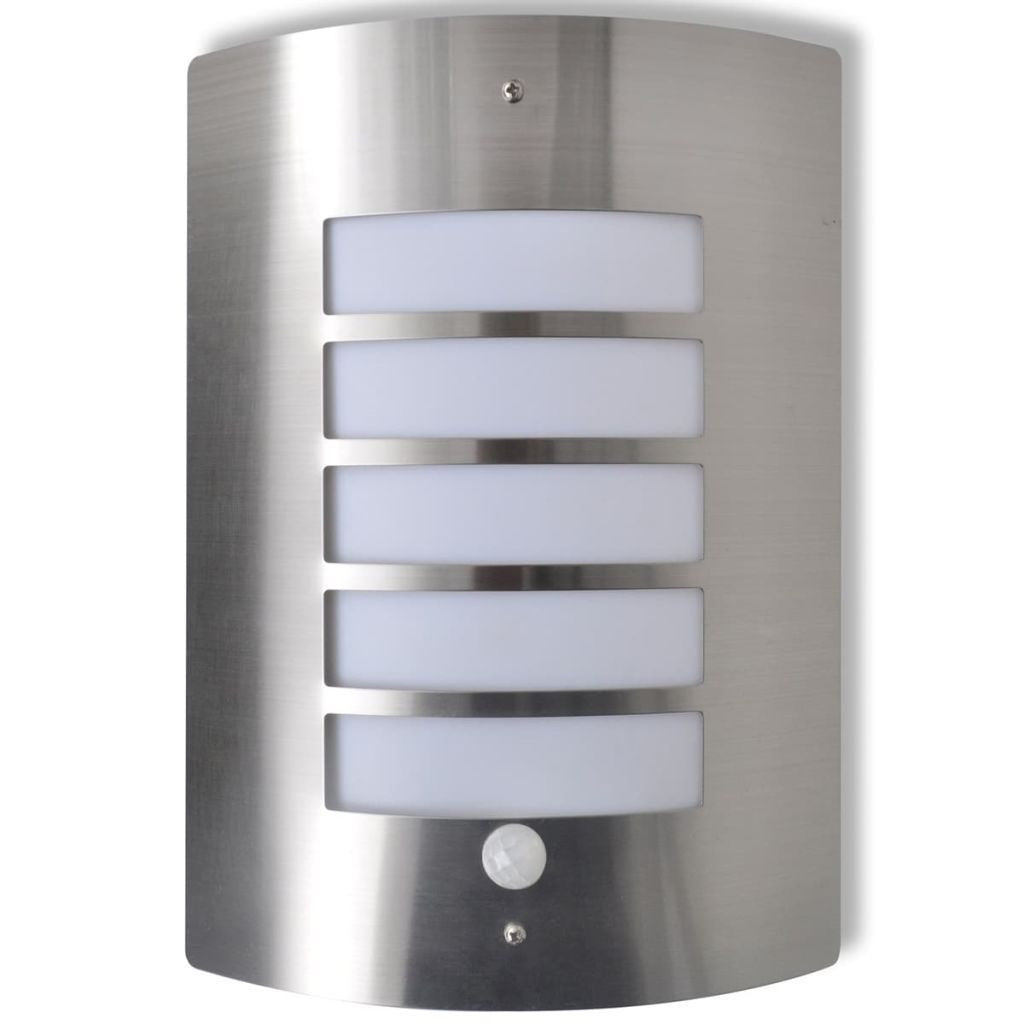 Stainless Steel Wall Lamp with Motion Sensor