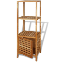 Solid Walnut Storage Shelf & Cabinet