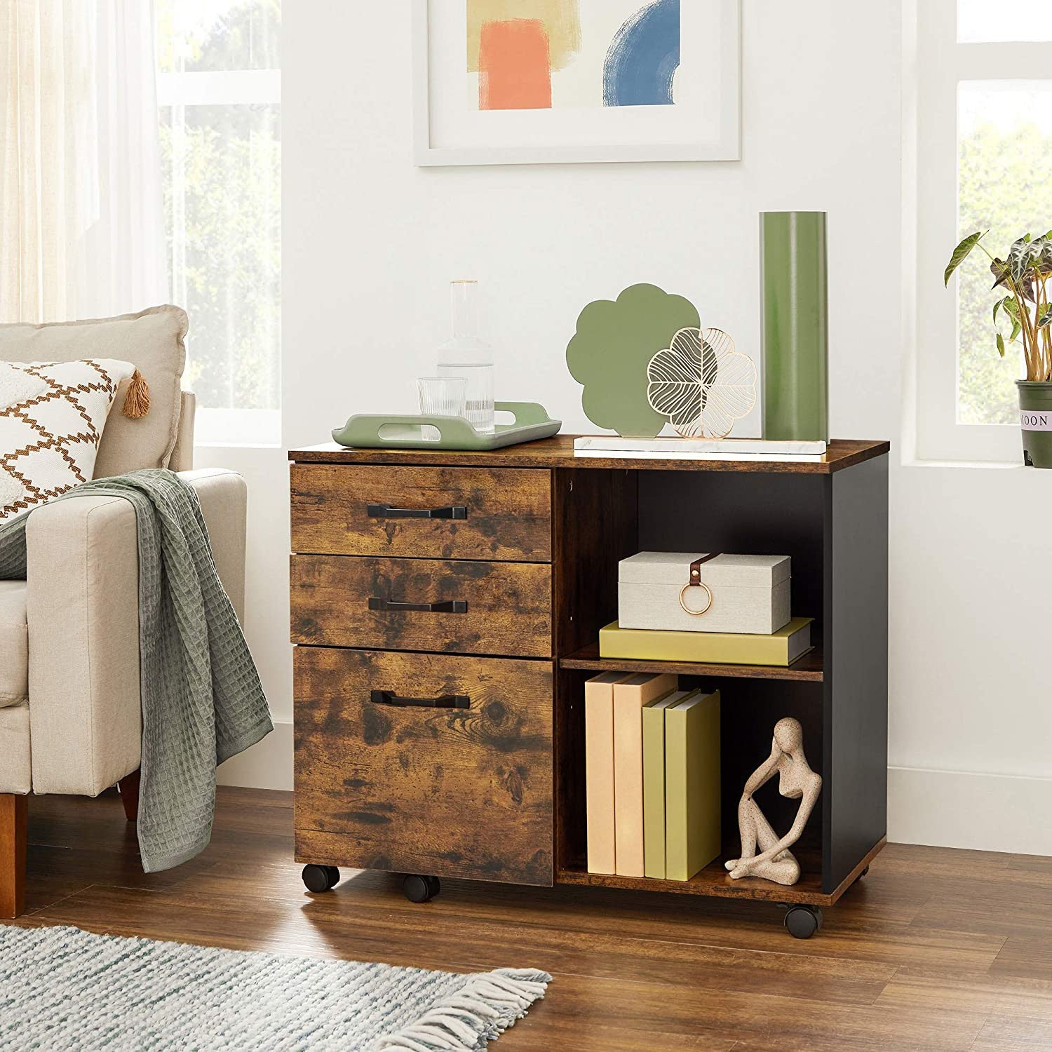 Rustic Alvarov Filing Cabinet