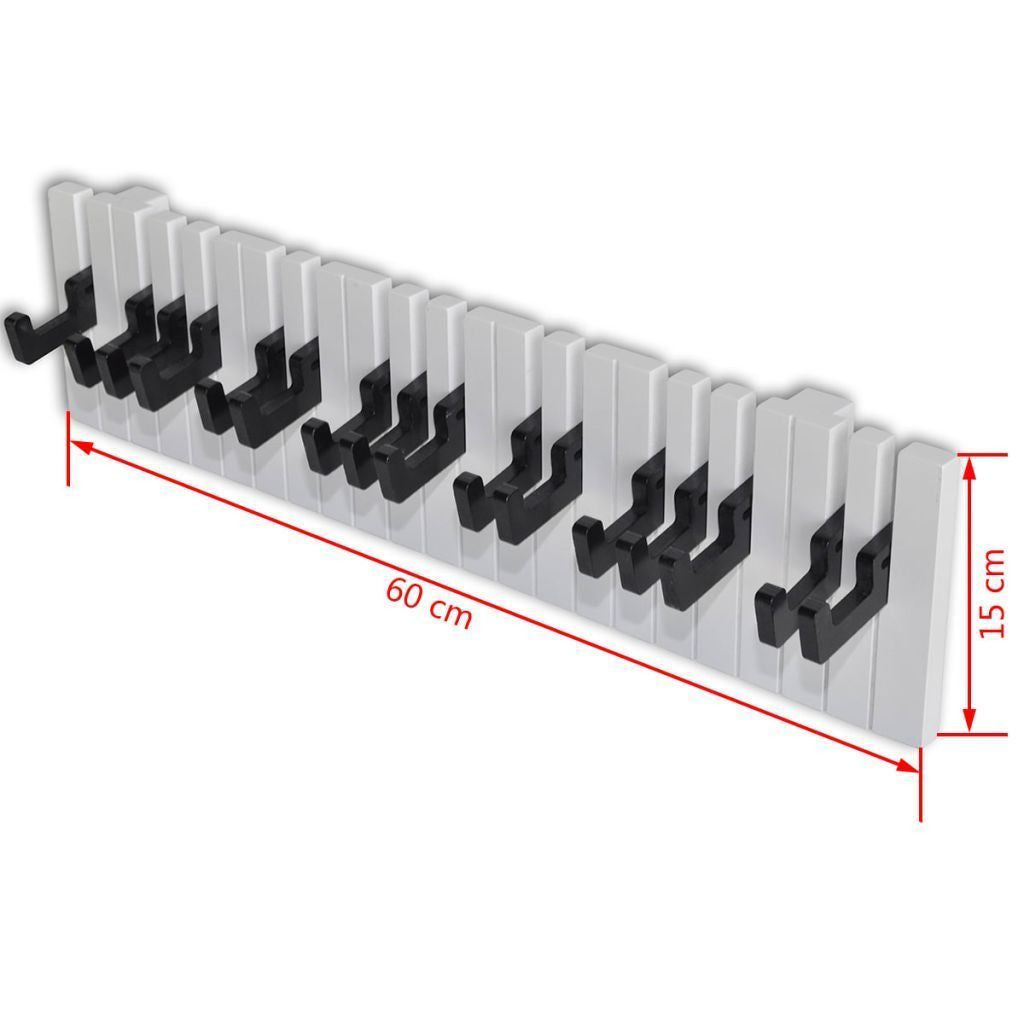 Piano Key Coat Rack