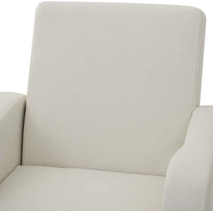Scandi Cream White Armchair Sofa