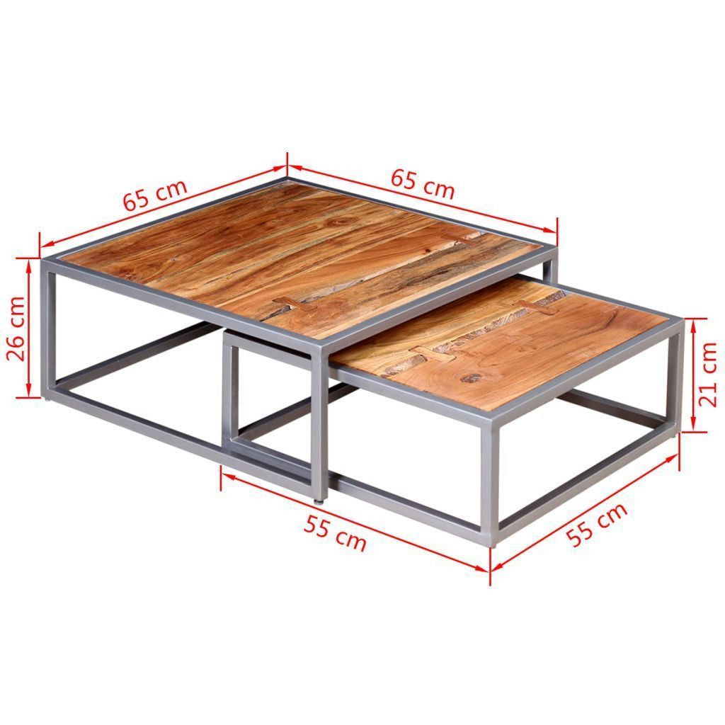 Two Piece Coffee Table Set