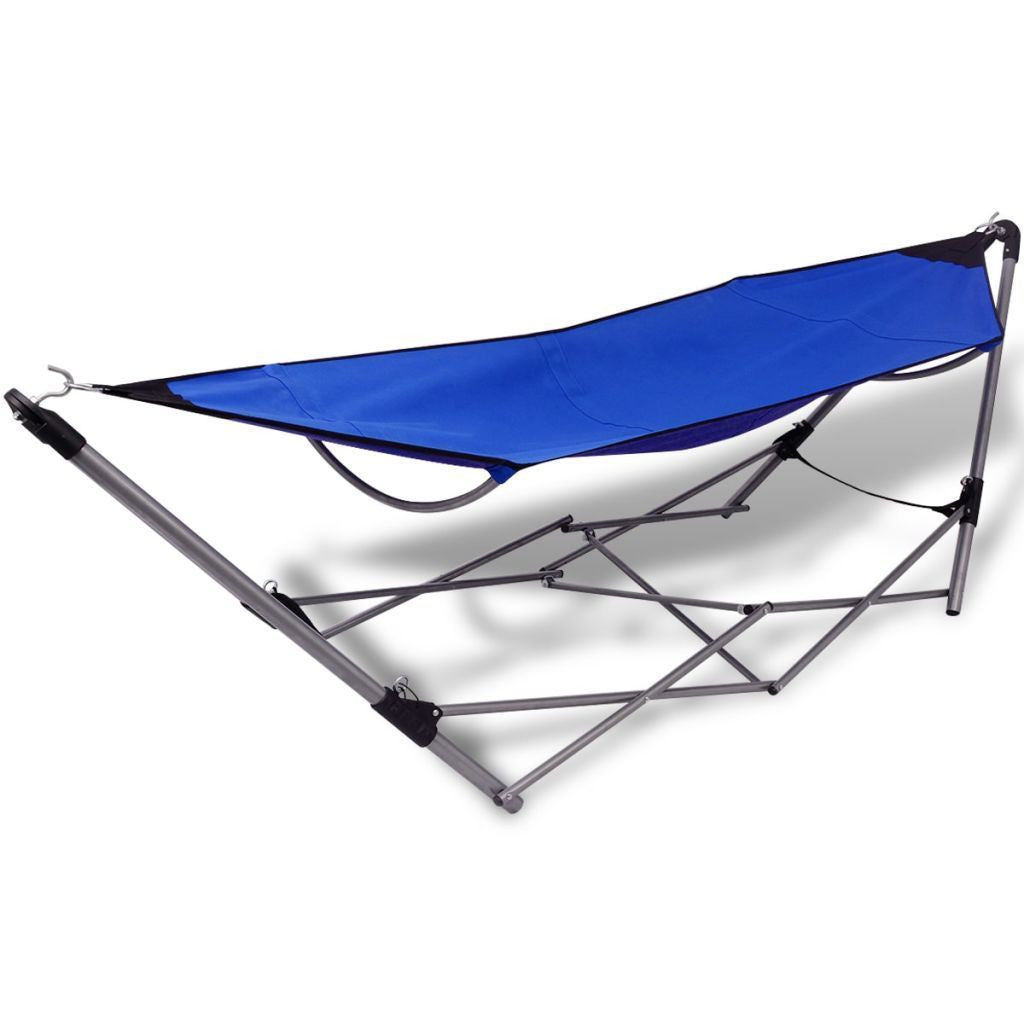 Blue Folding Hammock