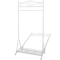 White Steel Clothing Rack