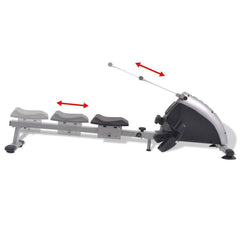 Flywheel Magnetic Resistance Rowing Machine - 8 Levels