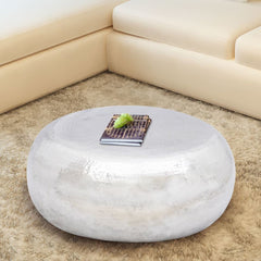 Hammered Aluminium Coffee Table