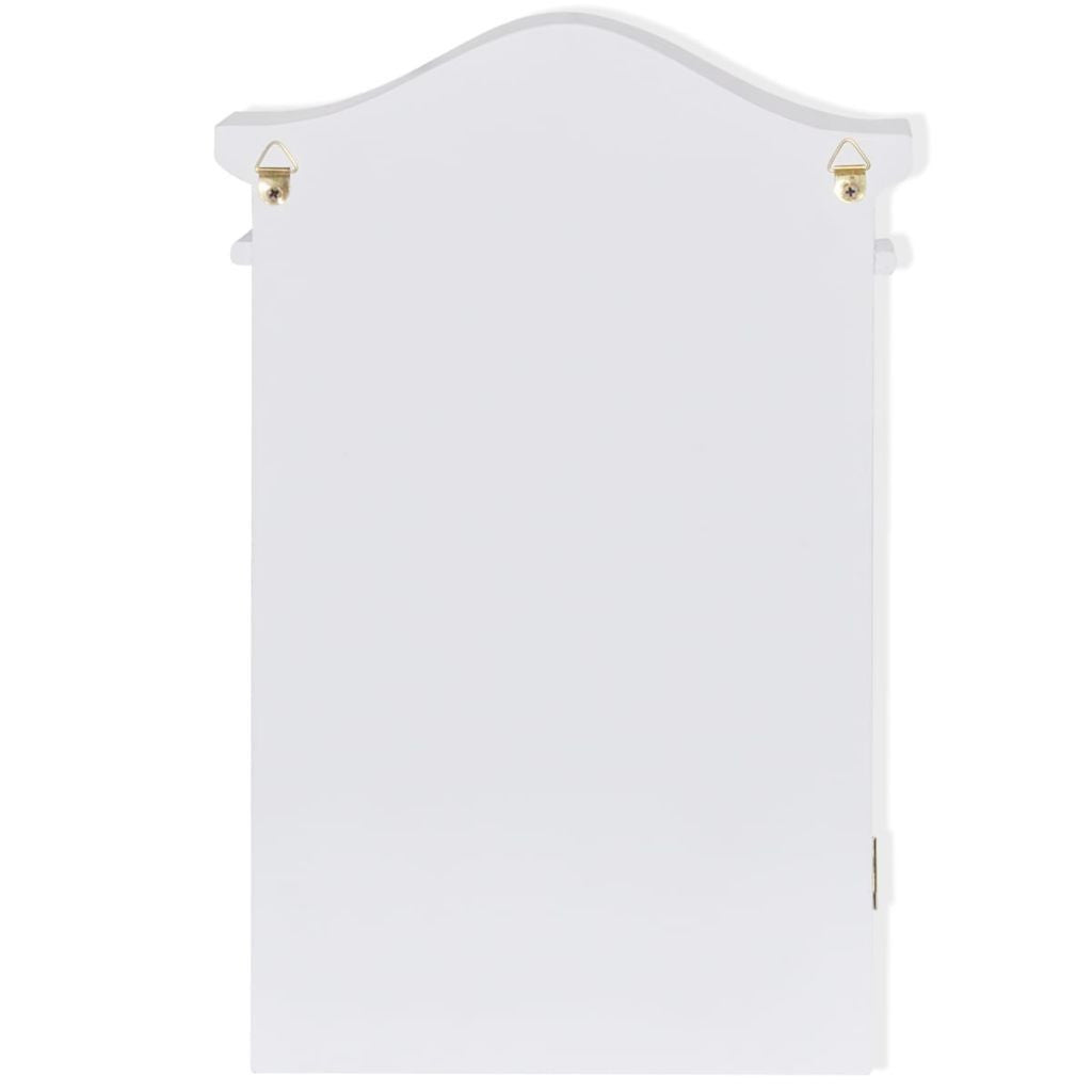 White Key Cabinet with Photo Frame