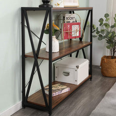 Industrial Cross Console Table
