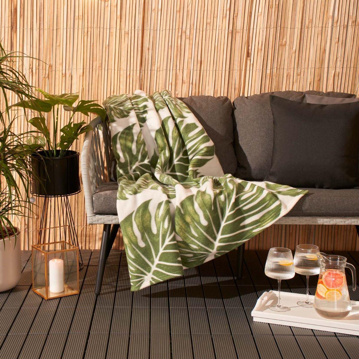 Palm Leaf Throw